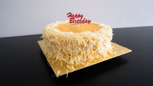 Chiffon Yema Cake with toppings - 8 inches / 850g
