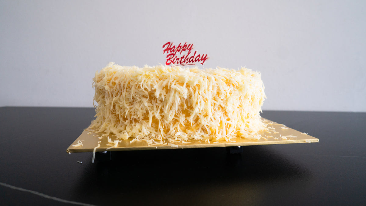 Chiffon Yema Cake with toppings - 8 inches / 850g - Rachel's Bakery
