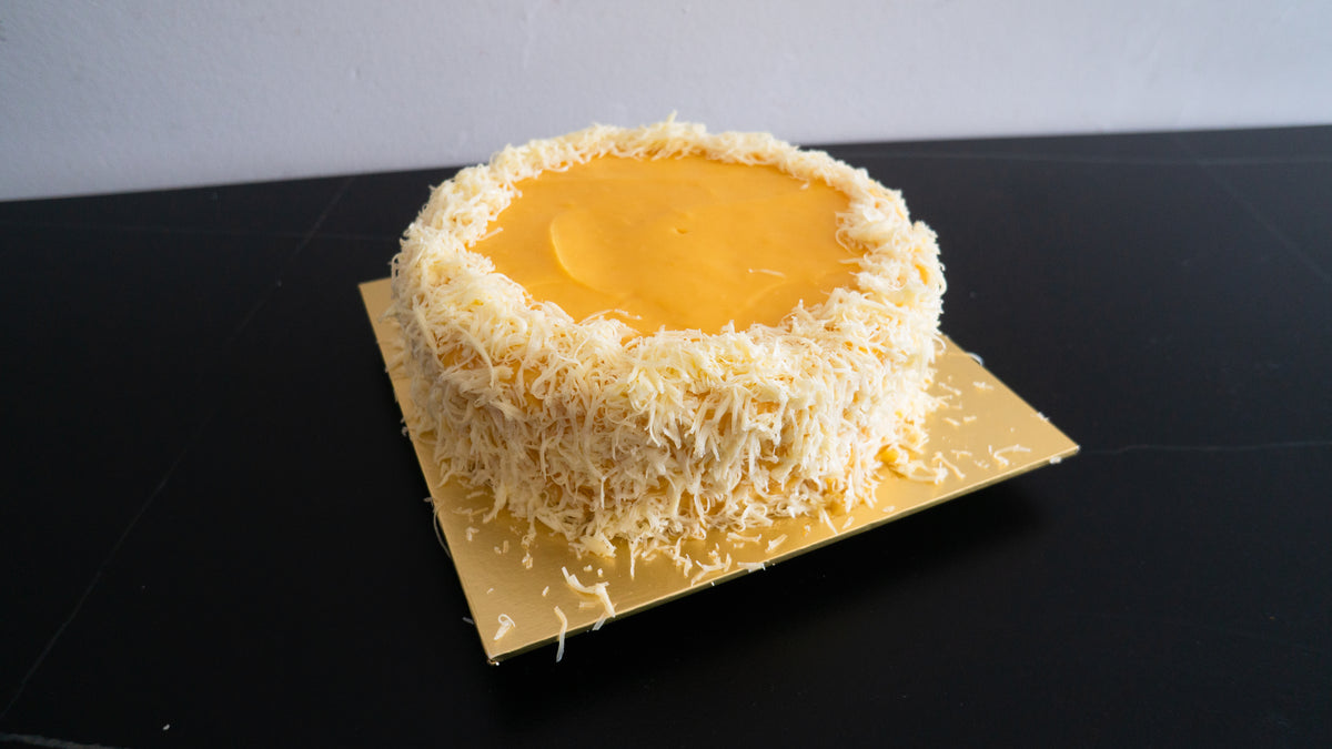 Chiffon Yema Cake with toppings - 8 inches / 850g - Rachel's Bakery