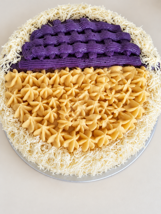 Half Ube Half Yema Cake Singapore | Rachel’s Bakery