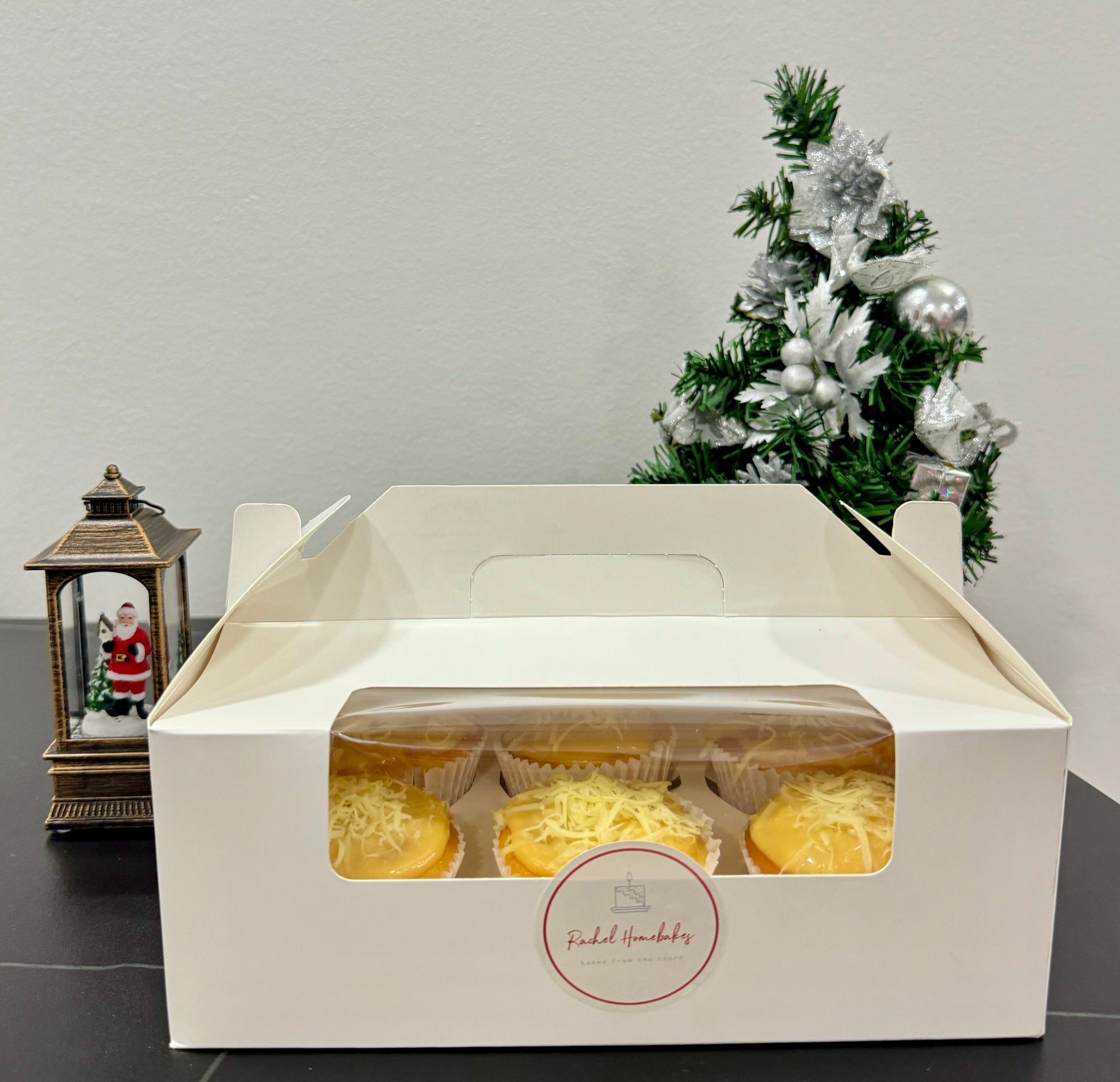 yema chiffon cupcakes in a box singapore