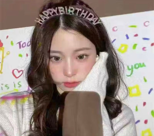 Classy Happy Birthday Headband